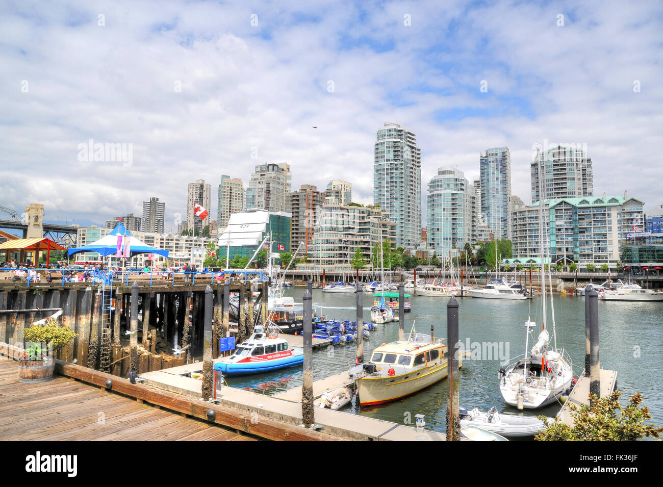 Granville Island, Vancouver, Britisch-Kolumbien, Kanada Stockfoto
