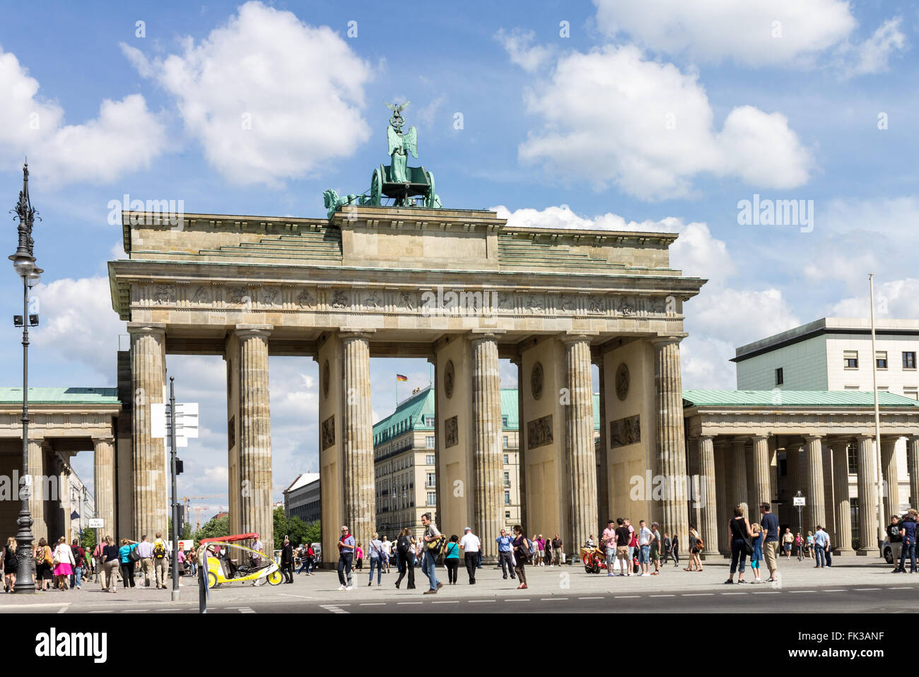 Brandenburger Tor in Berlin, Deutschland Stockfoto