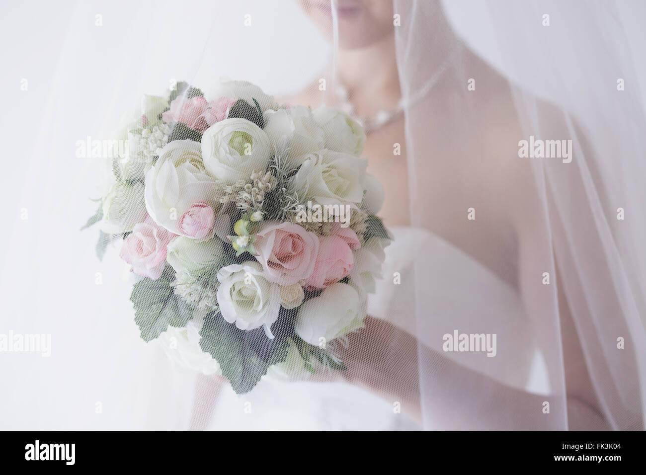 Attraktive japanische Braut Stockfoto