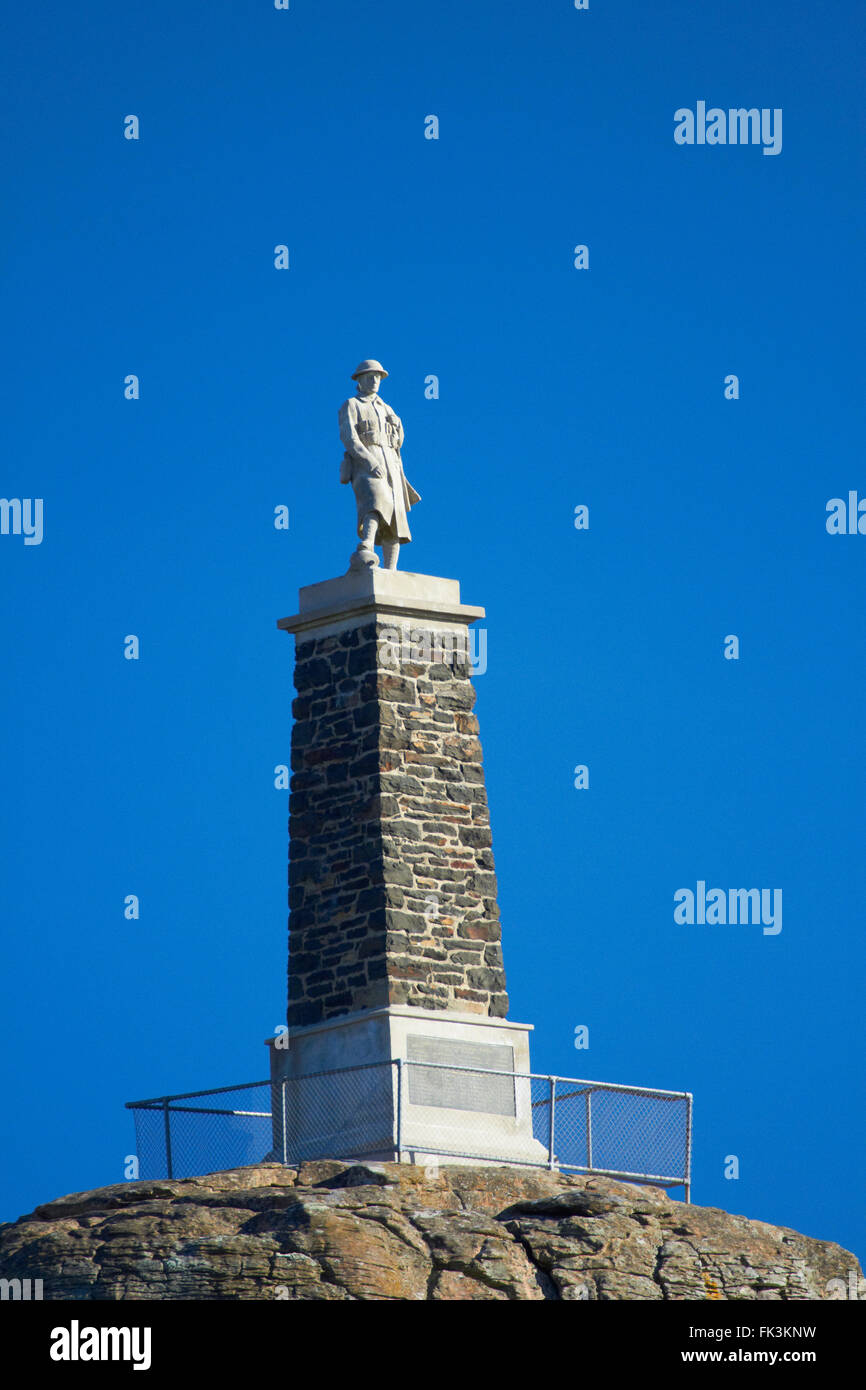 Gefallenen Soldaten Memorial, Otago Peninsula, Dunedin, Otago, Südinsel, Neuseeland Stockfoto