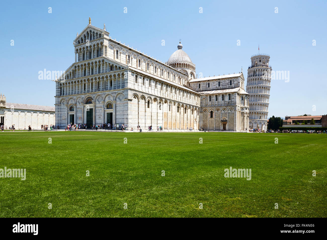 Italien-PISA-Architektur Piazza dei Miracoli Stockfoto