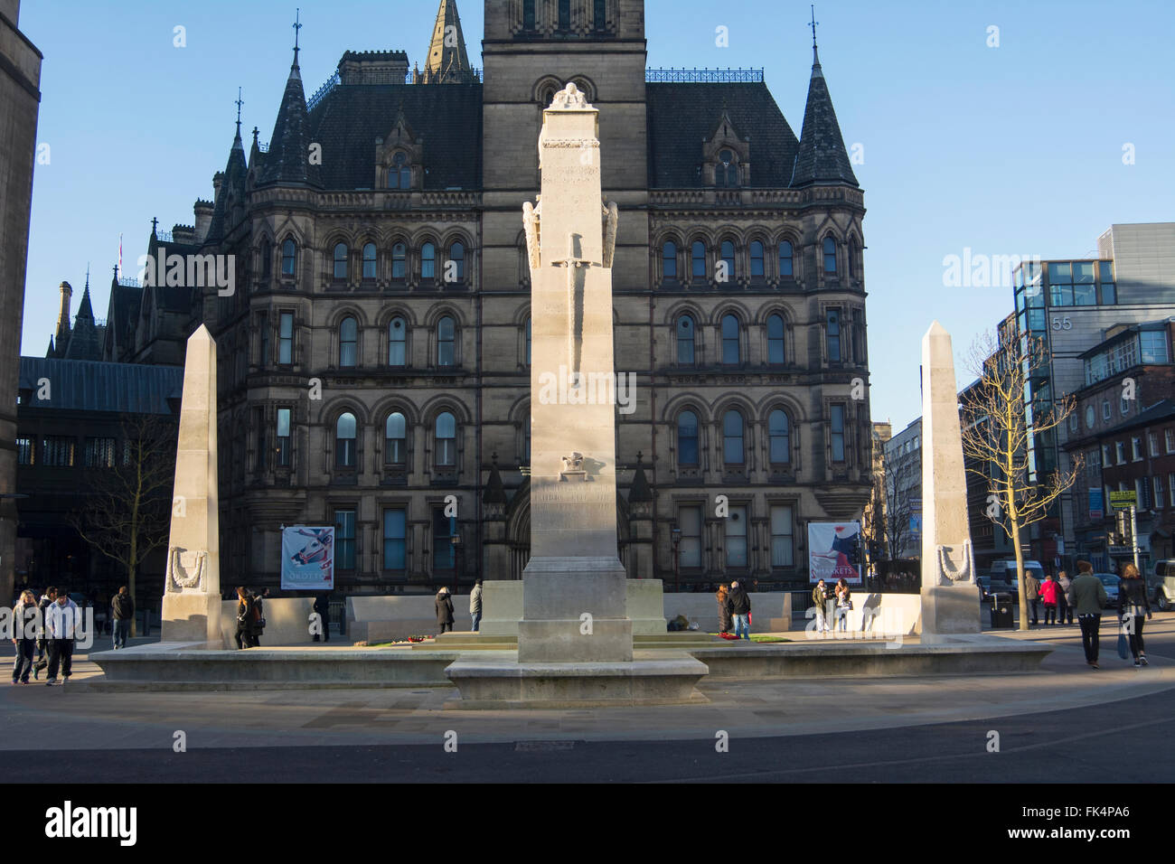 Der Kenotaph in St. Peters Platz in Manchester. Stockfoto