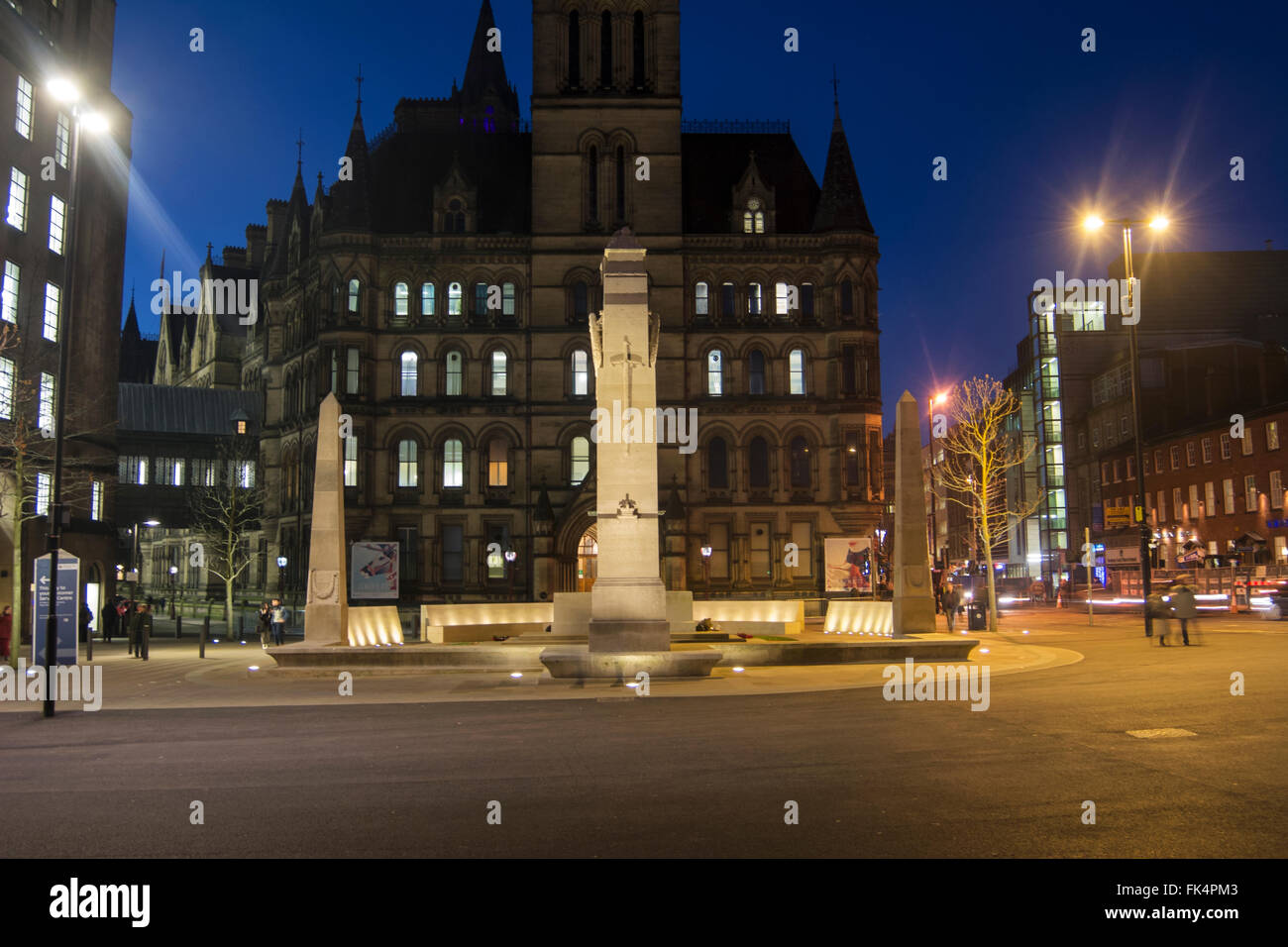 Der Kenotaph in St. Peters Platz in Manchester. Stockfoto