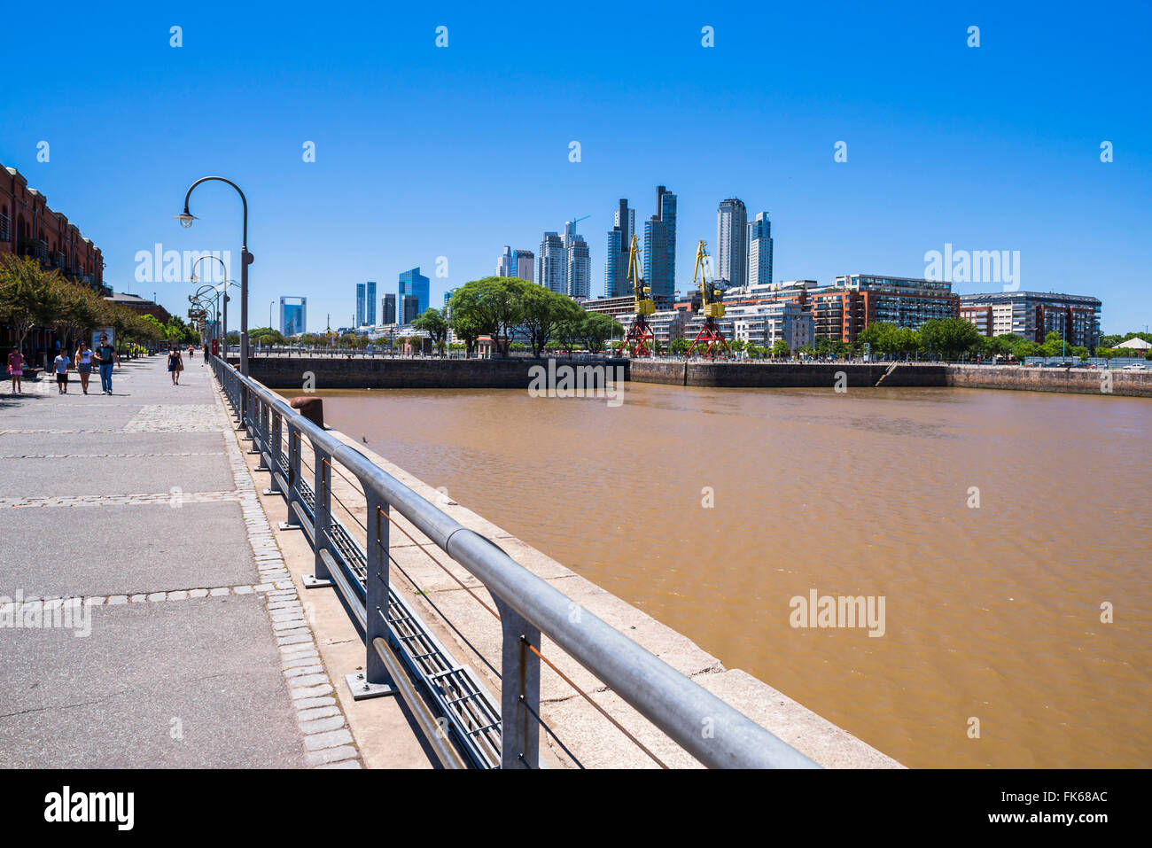 Puerto Madero Bezirk, Buenos Aires, Argentinien, Südamerika Stockfoto