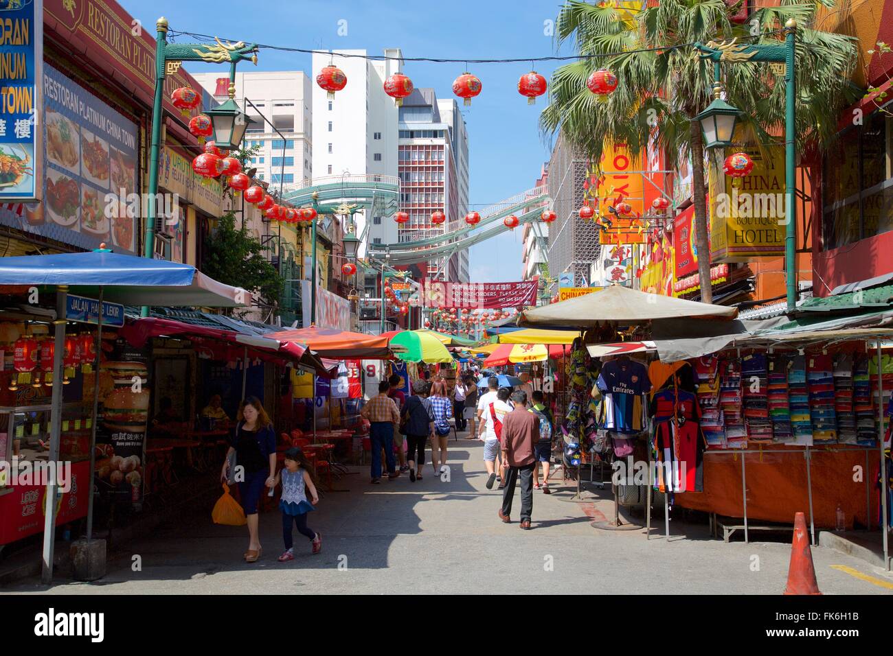 Chinatown, Kuala Lumpur, Malaysia, Südostasien, Asien Stockfoto