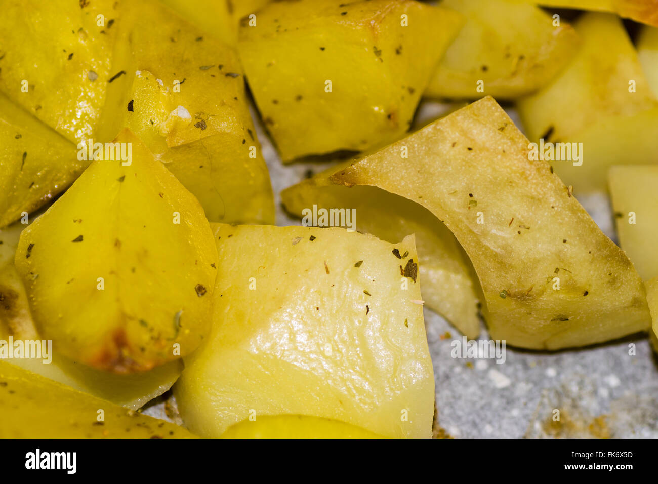 Lebensmittel zubereitet Bratkartoffeln Snack Getränk Französisch Essen Stockfoto