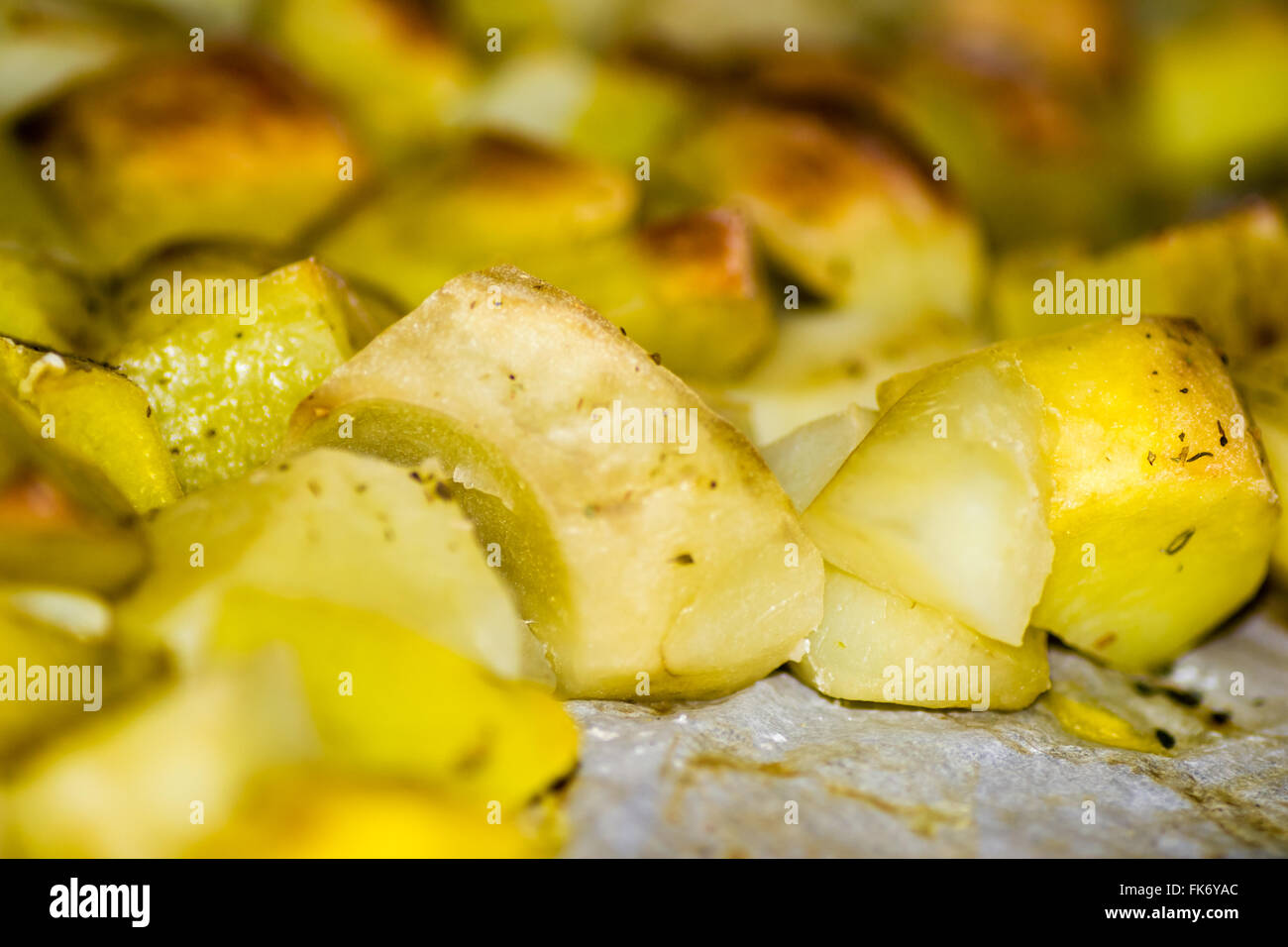 Lebensmittel zubereitet Bratkartoffeln Snack Getränk Französisch Essen Stockfoto