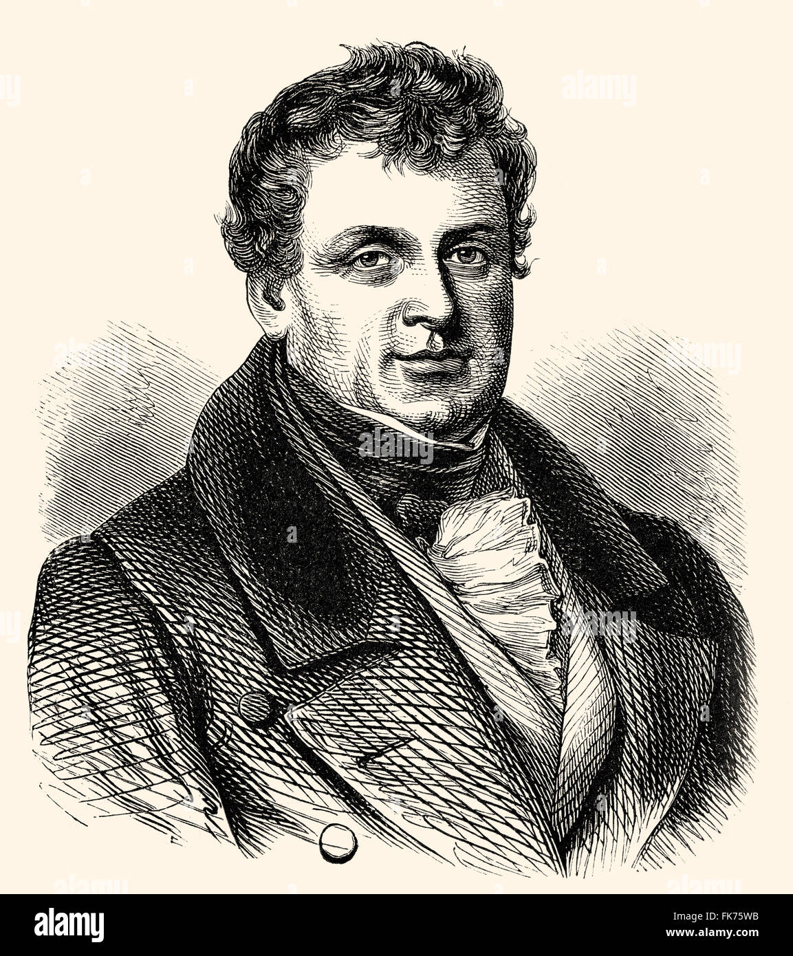 Daniel O'Connell oder Dónall Ó Conaill, 1775 – 1847, irischer Politiker Stockfoto