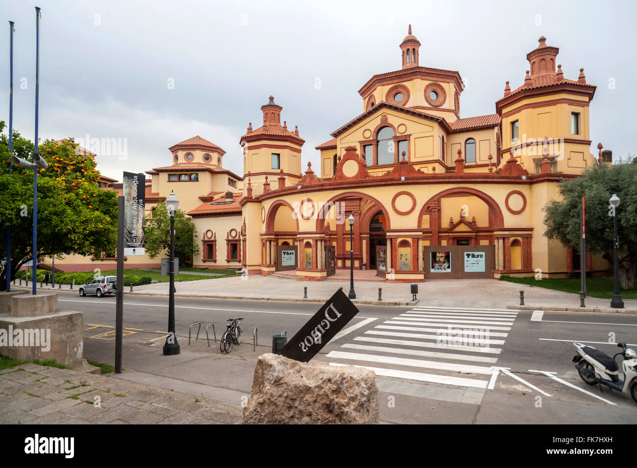 Teatre Lliure, Parc de Montjuic. Barcelona. Stockfoto