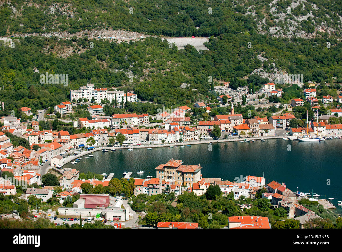 Fernsehreihe, Kvarner Bucht, Bakar Stockfoto