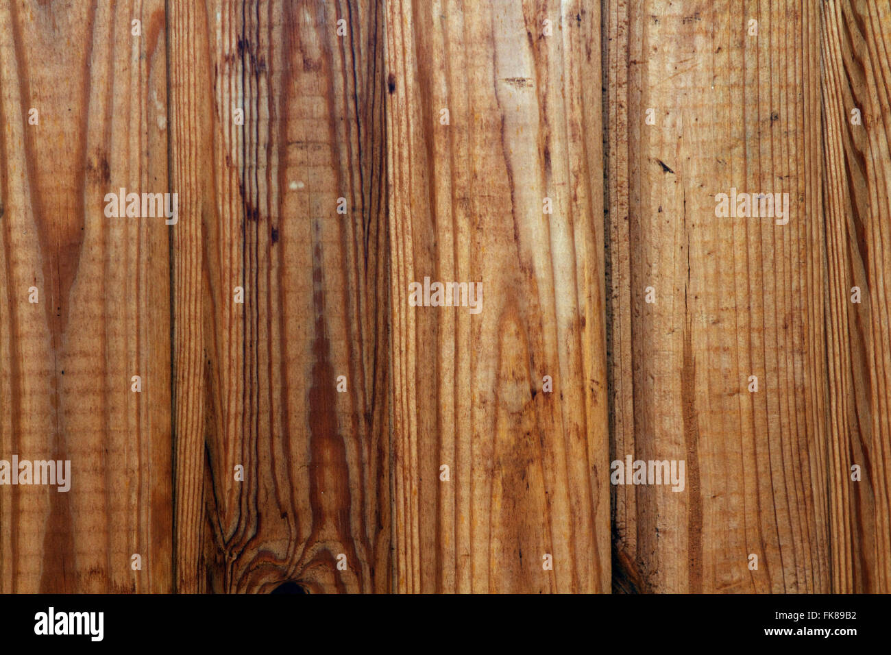 Hintergrund, bestehend aus Holzlatten. Stockfoto