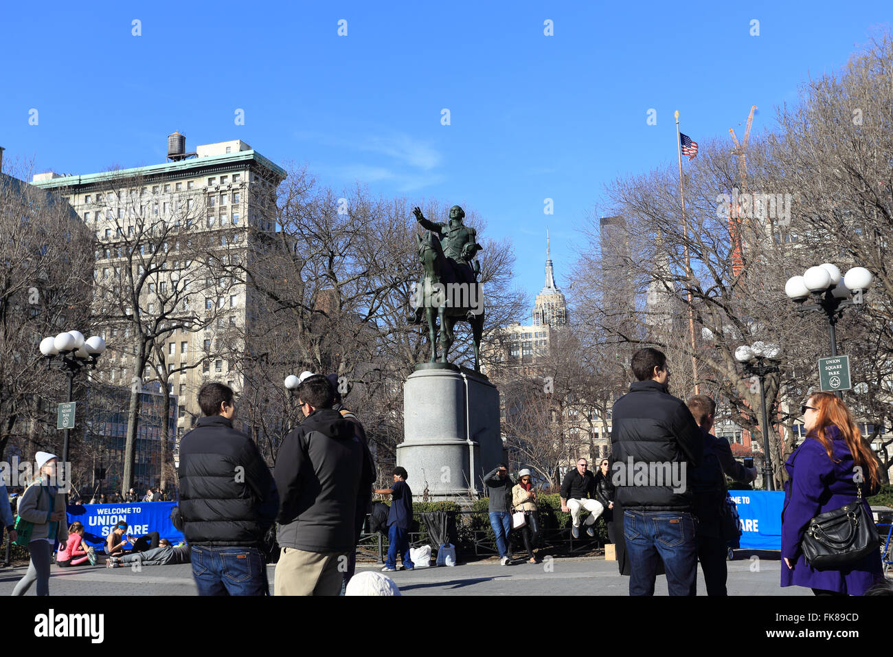 Union Square Park 14. St. Manhattan New York City Stockfoto