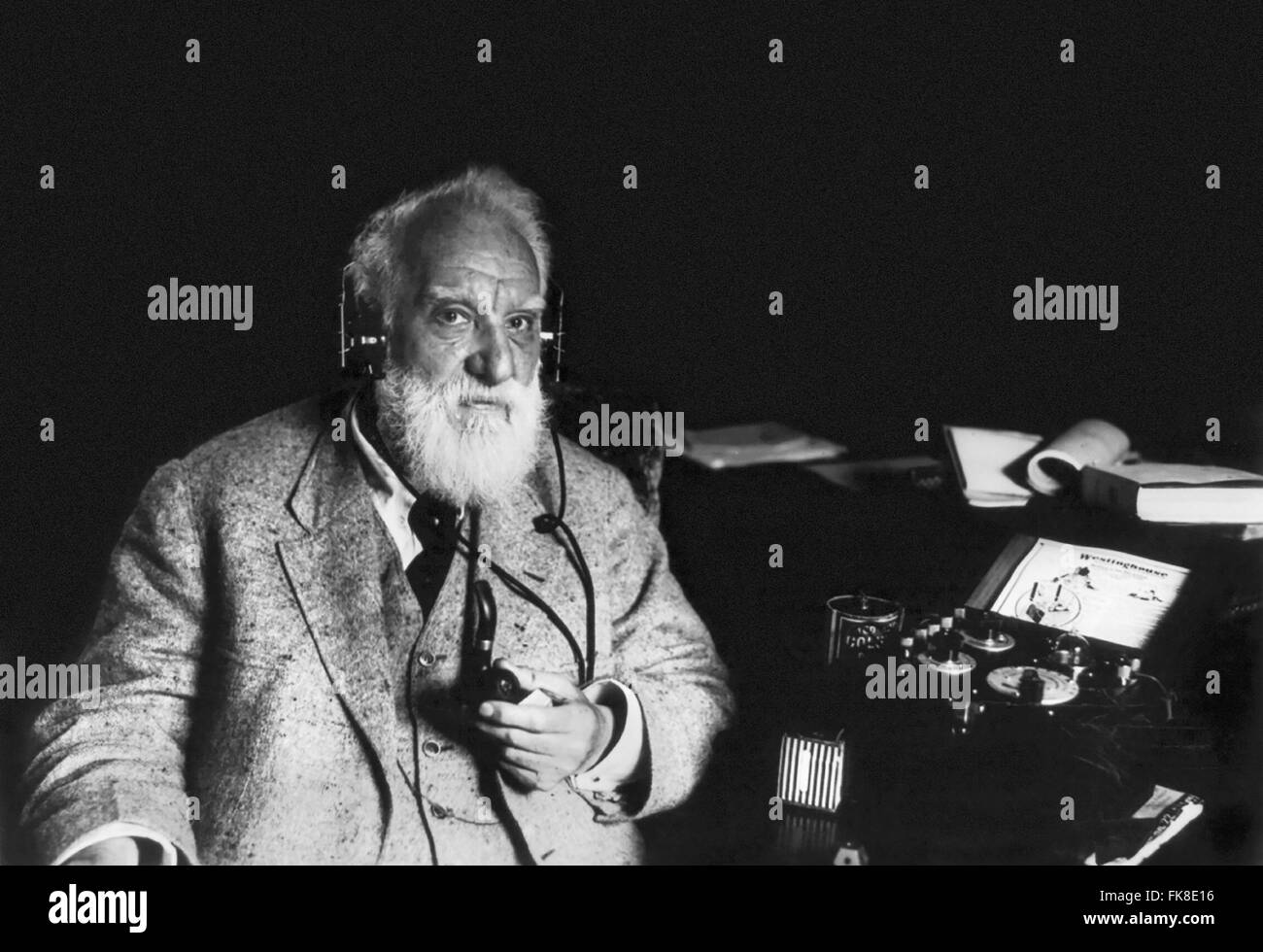 Alexander Graham Bell (1847-1922), Porträt c. Mai 1922 Stockfoto