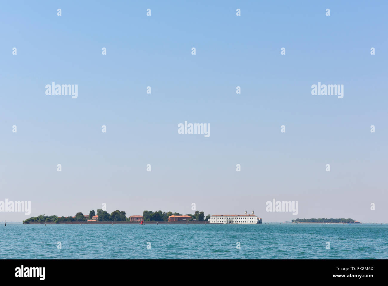 Venice International University, Insel San Servolo, Lido, Lido di Venezia, Venezia, Veneto, Venedig, Italien, Europa Stockfoto