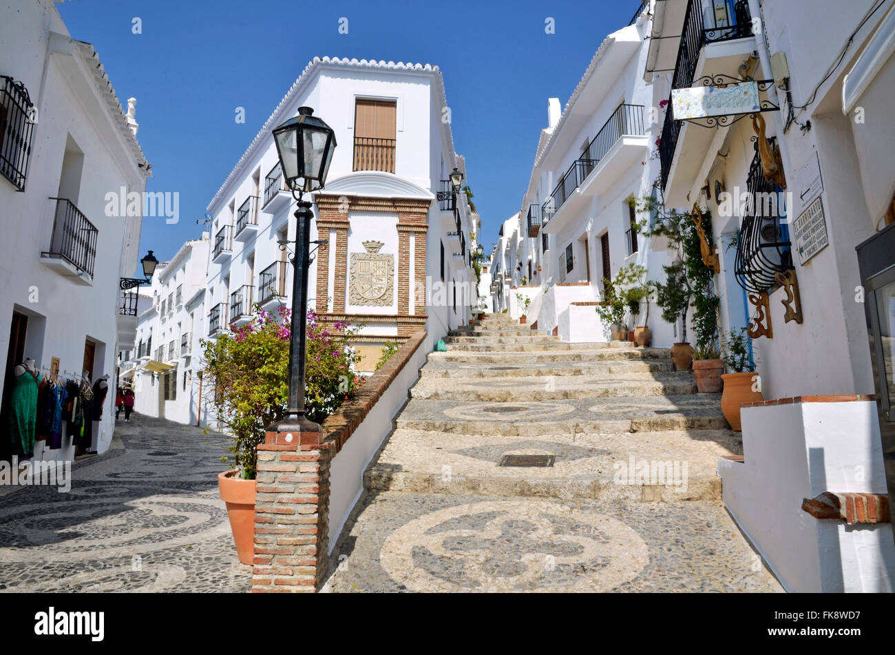 Frigiliana, Andalusien, Spanien Stockfoto