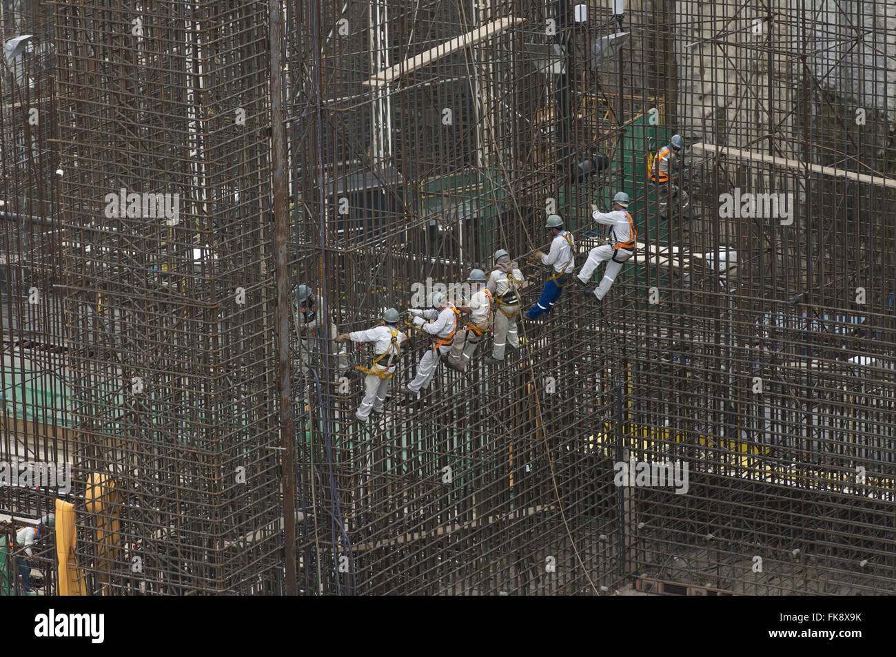 Bau des Wasserkraftwerks Belo Monte Stockfoto