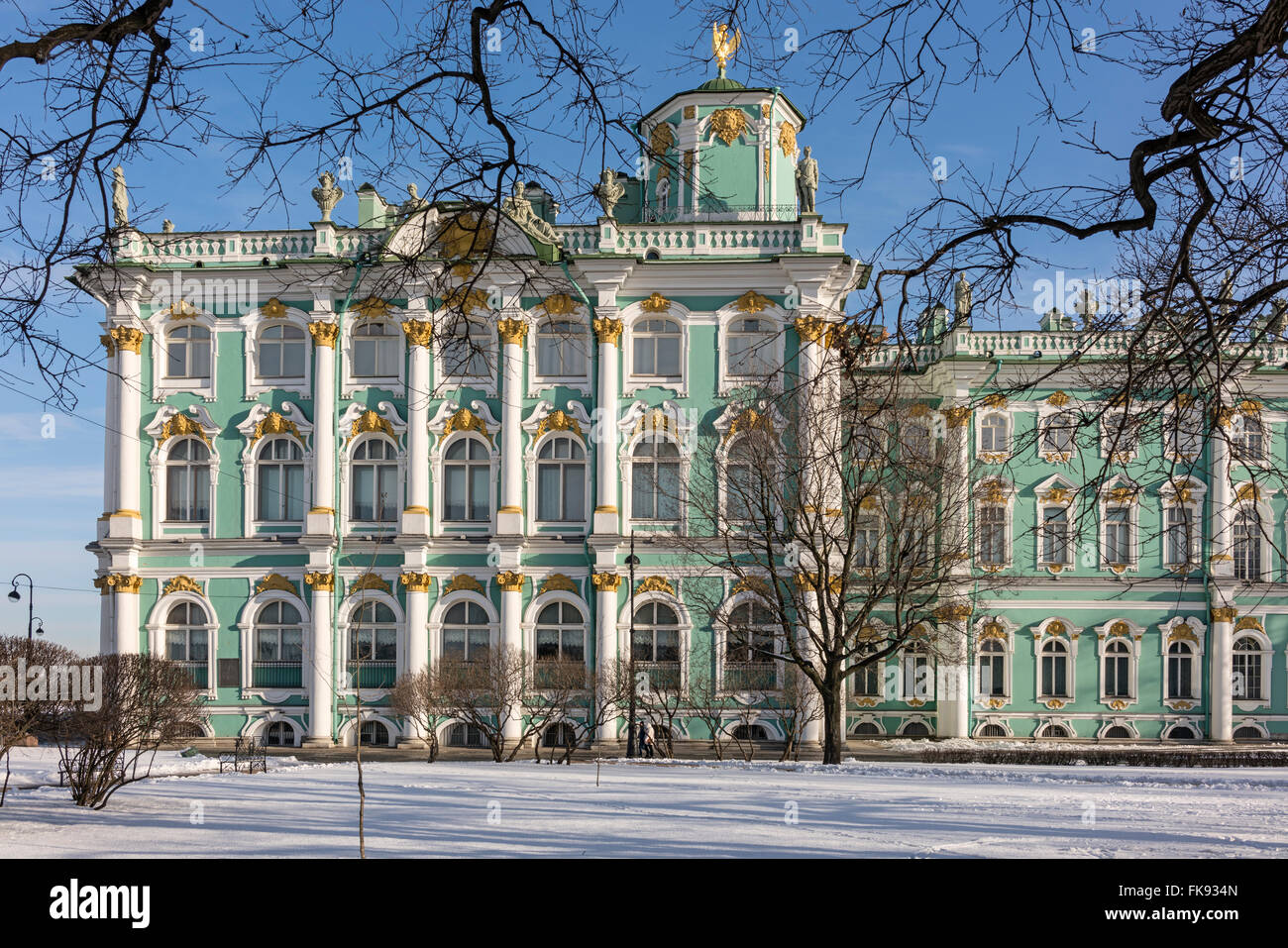 Winterpalast, St. Petersburg, Russland Stockfoto