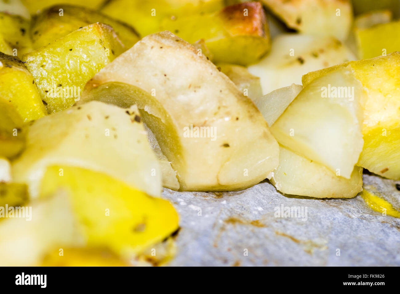 Lebensmittel zubereitet Bratkartoffeln Snack Getränk Französisch Essen Stockfoto