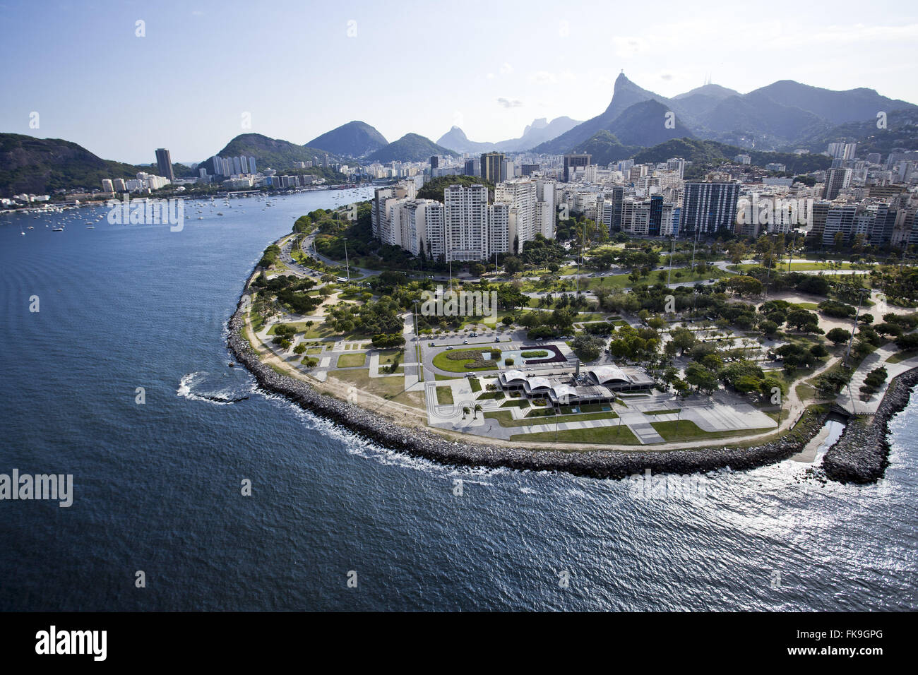 Flamengo Park - offizielle Bezeichnung Brigadeiro Eduardo Gomes Park Stockfoto