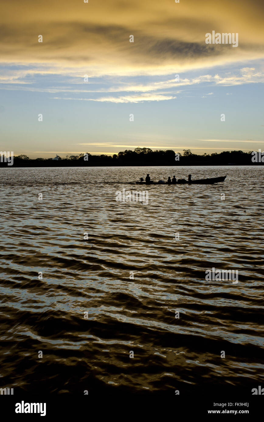 Alto Solimoes - Dreiländereck zwischen Brasilien / Kolumbien / Peru Stockfoto