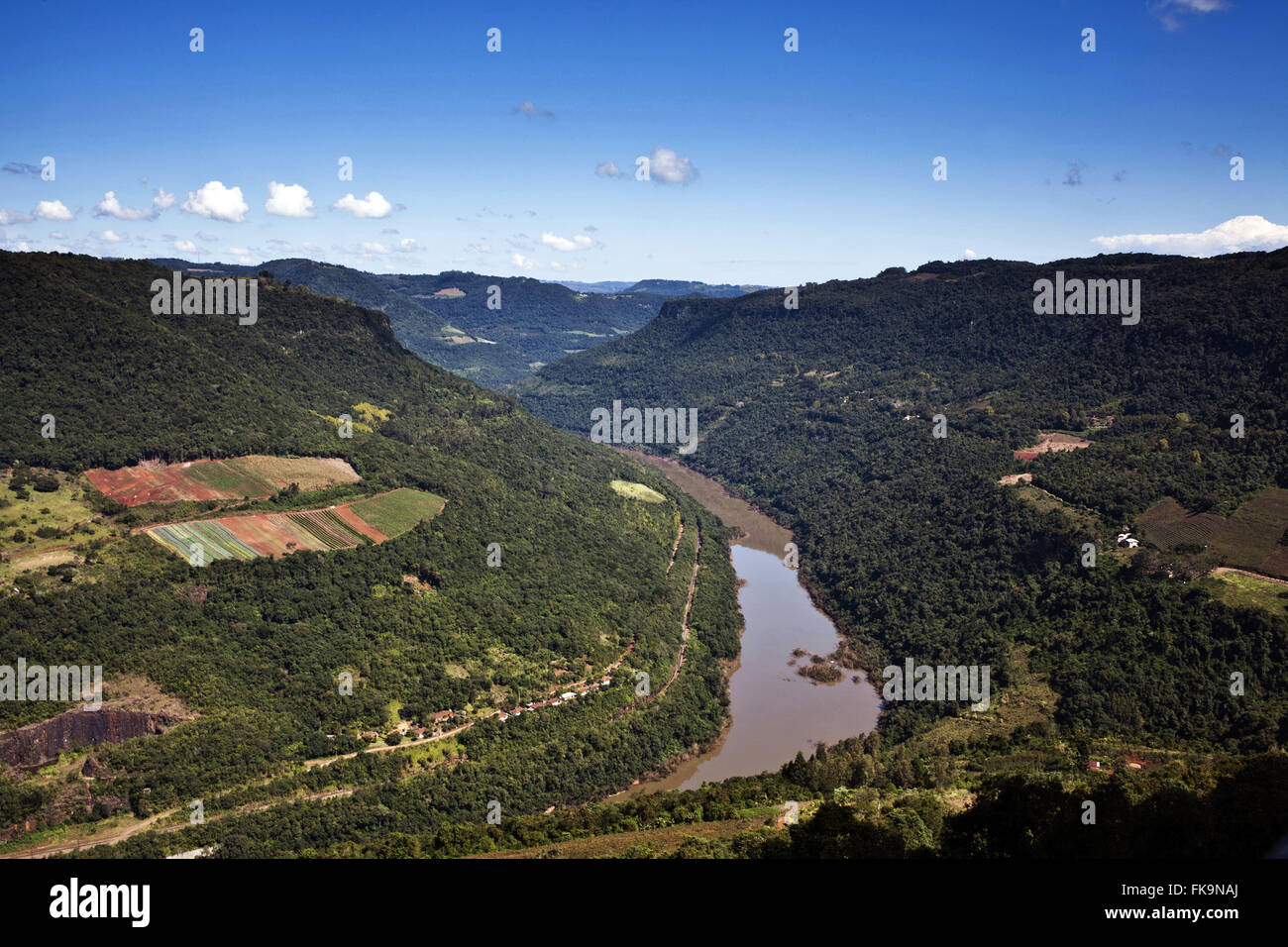 Vale Rio Das Antas in Serra Gaucha - RS Stockfoto