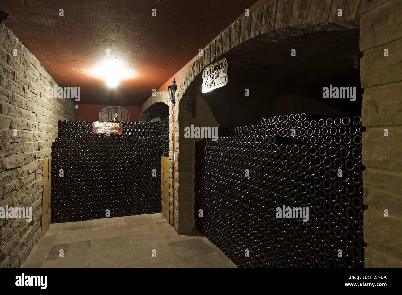 Keller Weingut im Tal der Weinberge - Serra Gaucha Stockfoto