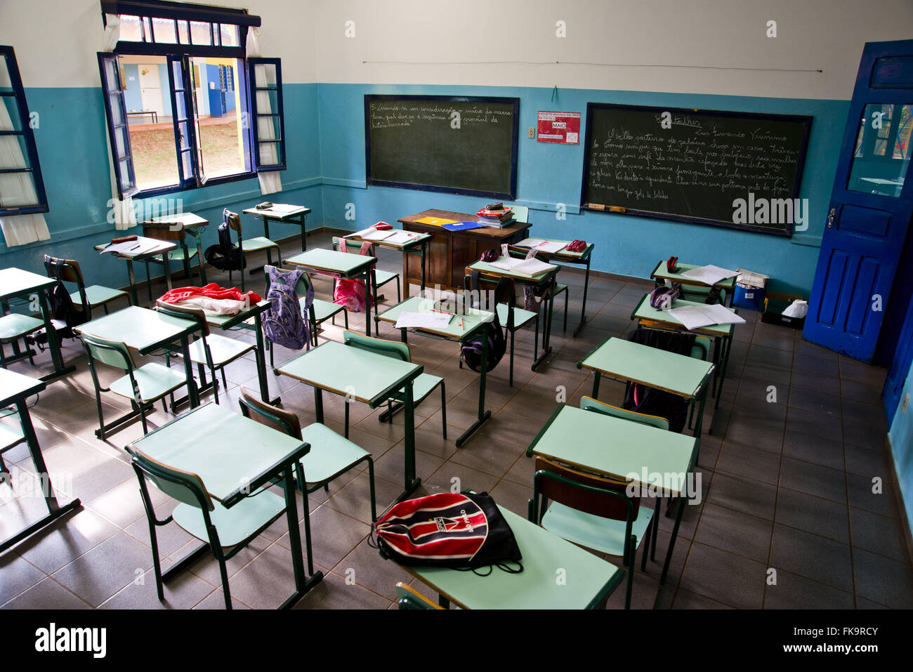 Klassenzimmer Landschule nisten Bela Vista tun Chibarro Stockfoto