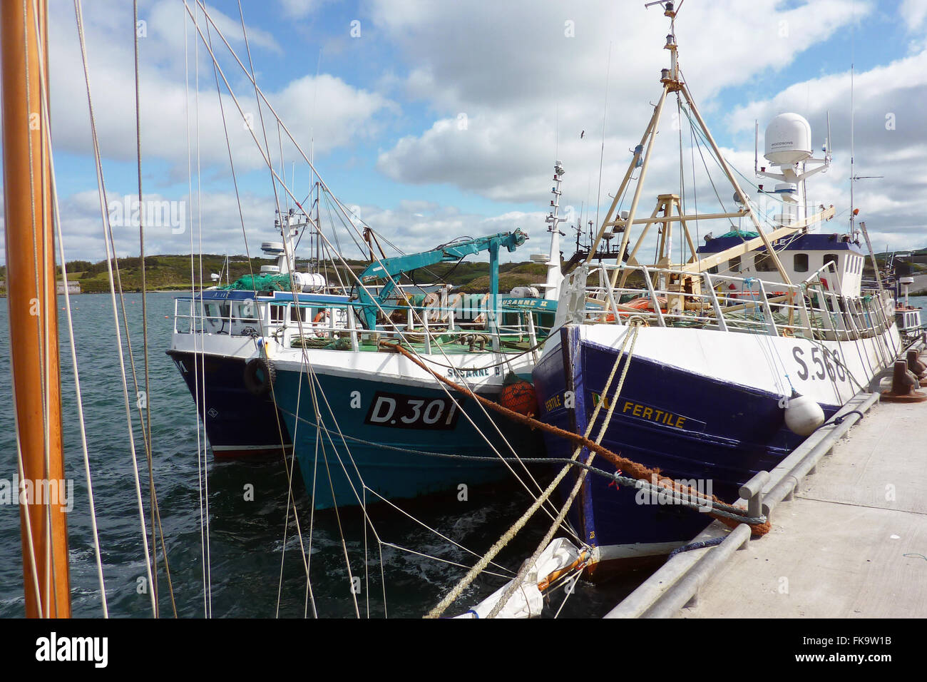 Trawler Baltimore Irland Stockfoto