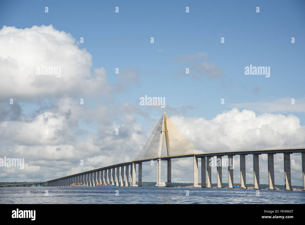 Rio Negro Brücke Stockfoto