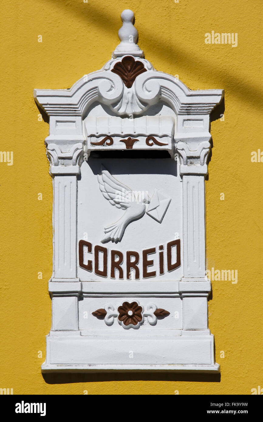 Detail von der Mail Box Stadthaus aus dem Jahre 1904 Stockfoto