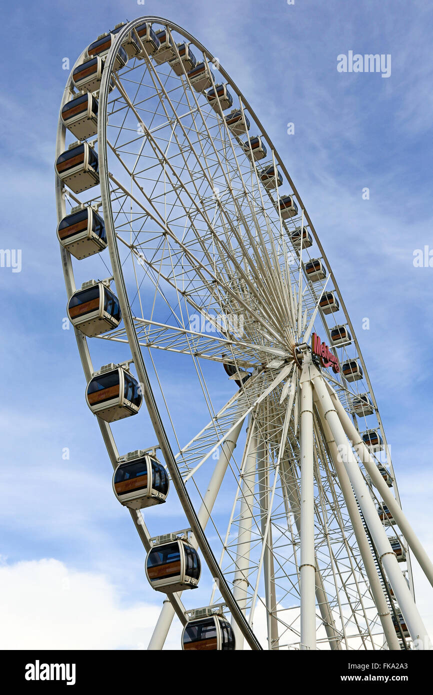 Riesenrad von Asiatique ist Wahrzeichen von bangkok Stockfoto