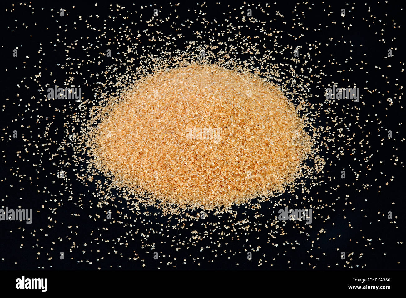 Quarzsand abgeleitet aus Navajo-Sandstein, Kane County, Utah Stockfoto