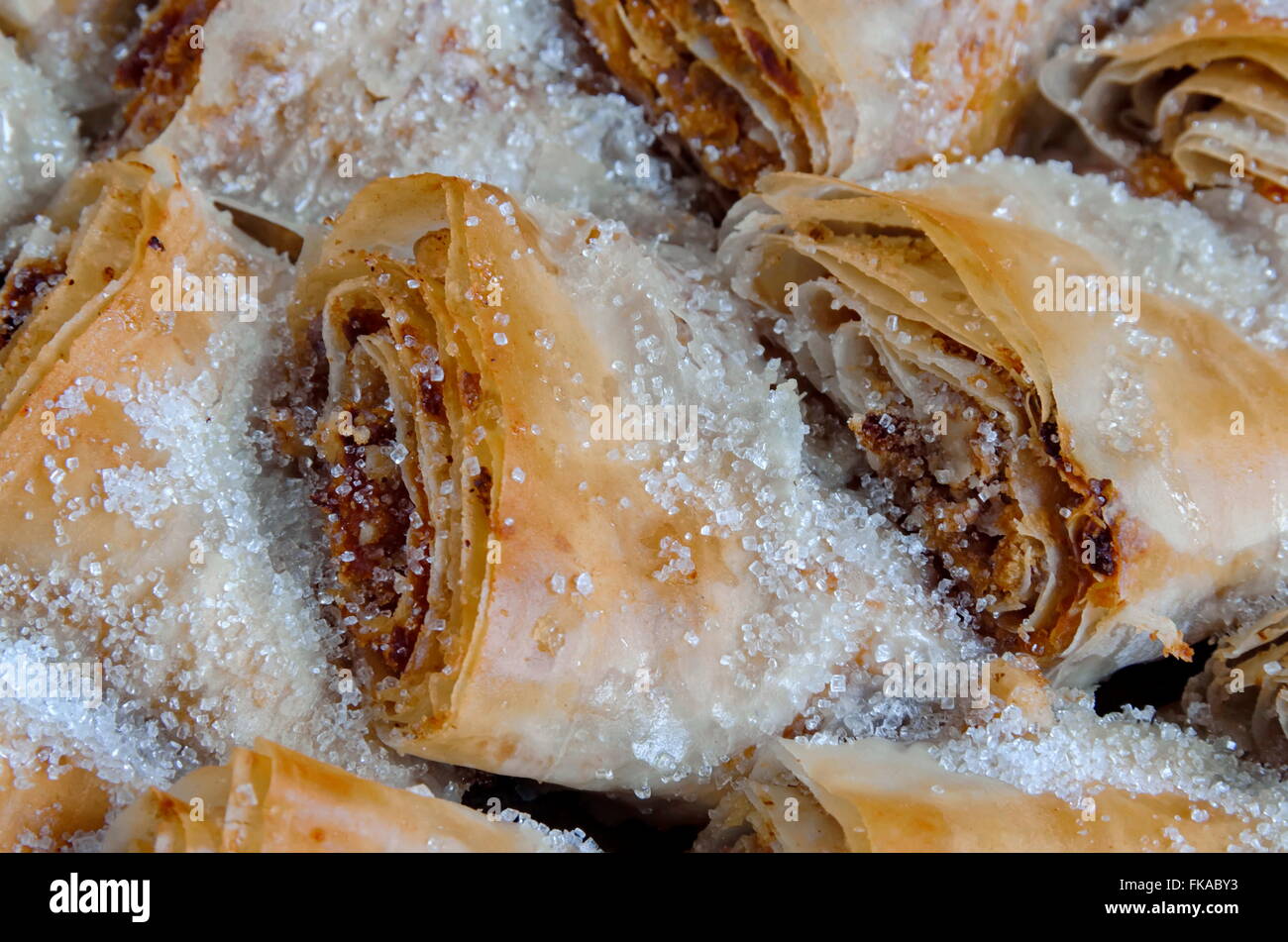 Traditionelle bulgarische Kürbis Gebäck - Banitza, Bulgarien Stockfoto