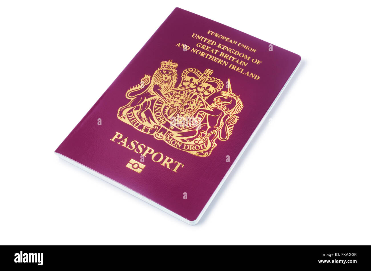 Britischen Reisepass Stockfoto