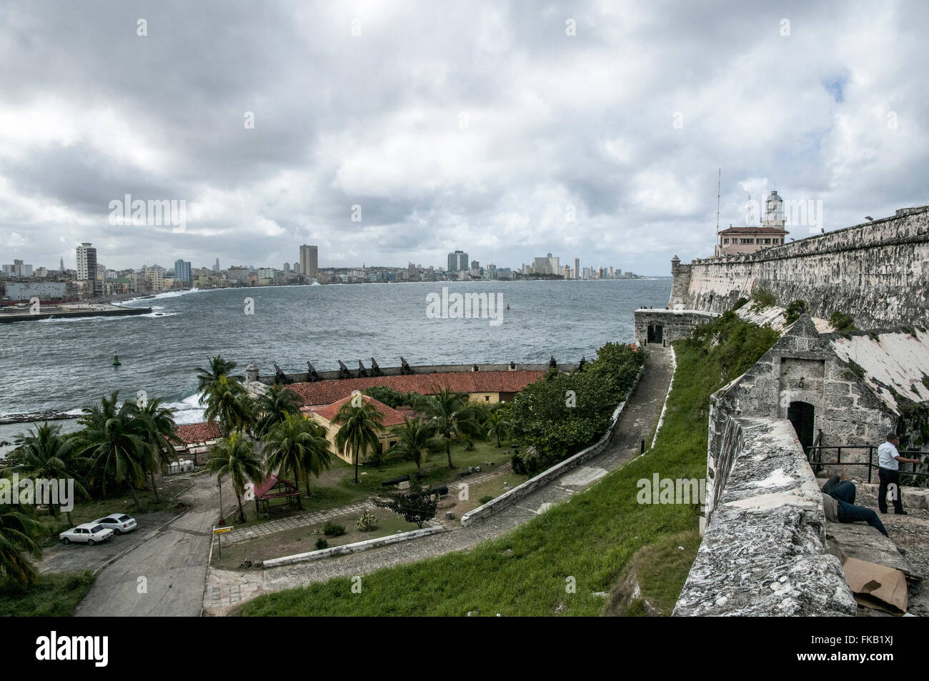 Kuba, Havanna, Malecon Stockfoto