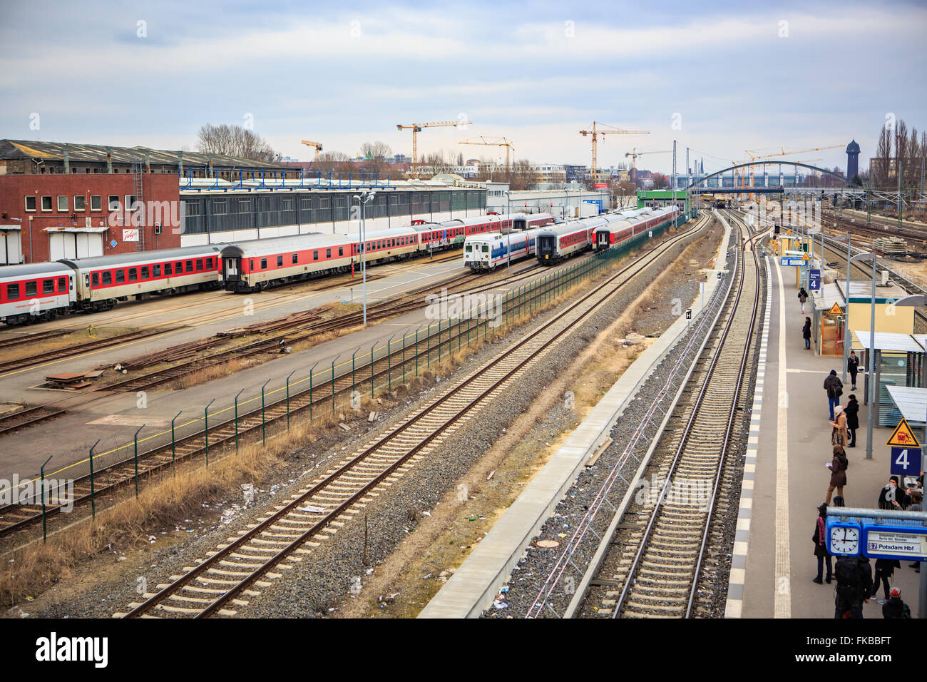 BERLIN, Deutschland - ca. März 2015: Straßenszenen der Stadt Berlin Stockfoto