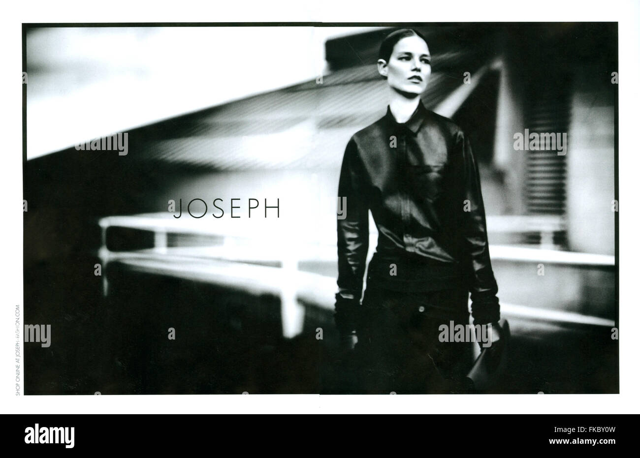 2010er Jahre UK Joseph Magazin Anzeige Stockfoto