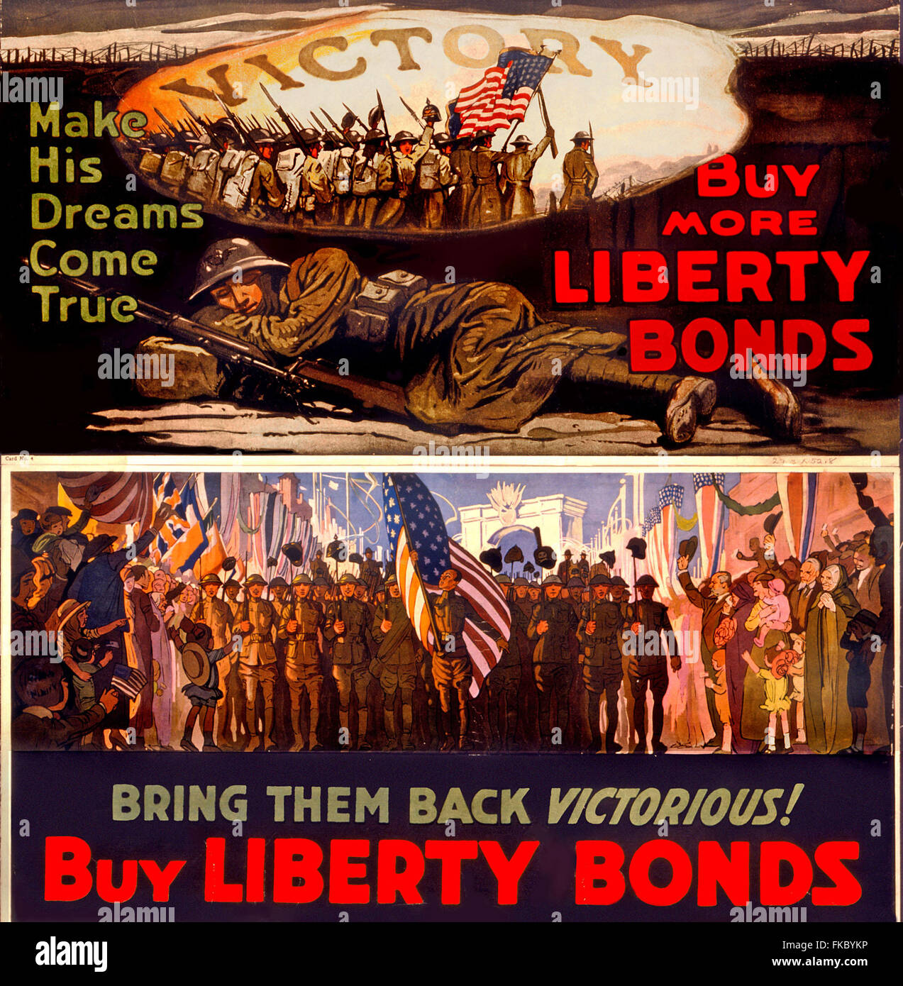 USA-Illustrationen-Poster Stockfoto