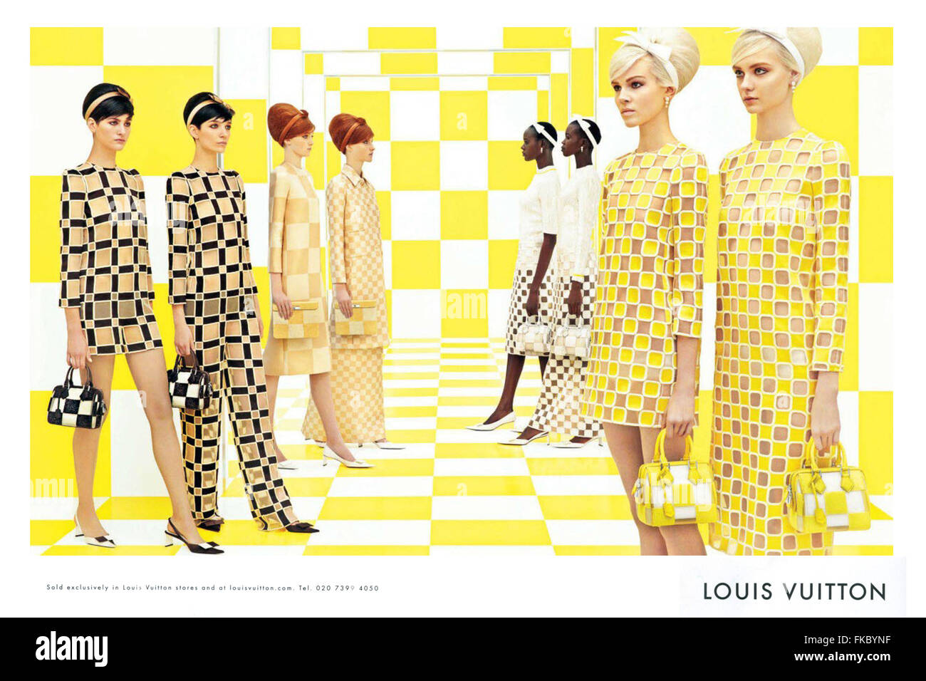 2010er Jahre UK Louis Vuitton Magazin Anzeige Stockfoto