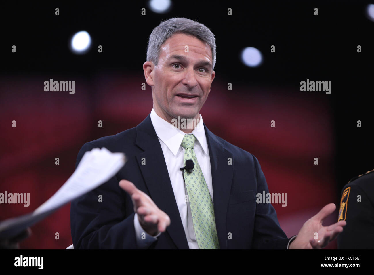 Ehemalige Virginia Generalstaatsanwalt Ken Cuccinelli während der amerikanischen Konservativen Union CPAC Jahreskonferenz am National Harbor 3. März 2016 in Oxon Hill, Maryland. Stockfoto