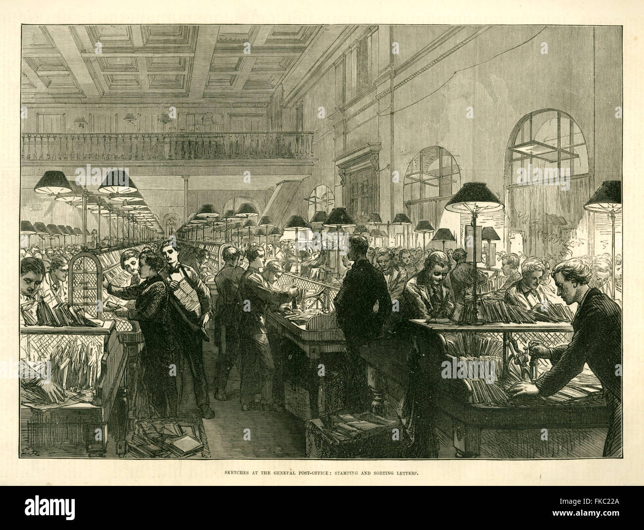 1870er Jahren UK Illustrated London News Magazin Platte Stockfoto