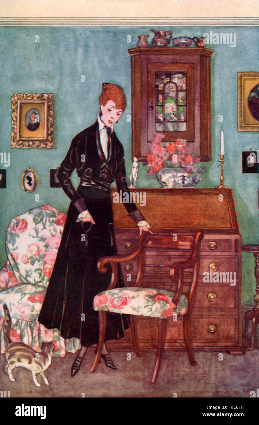 1910er Jahre UK Illustrationen buchen Platte Stockfoto