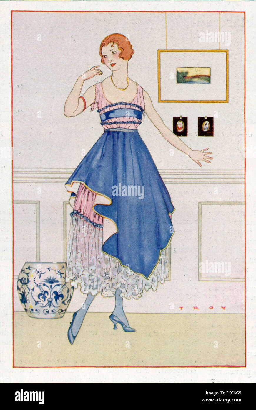 1910er Jahre UK Illustrationen buchen Platte Stockfoto