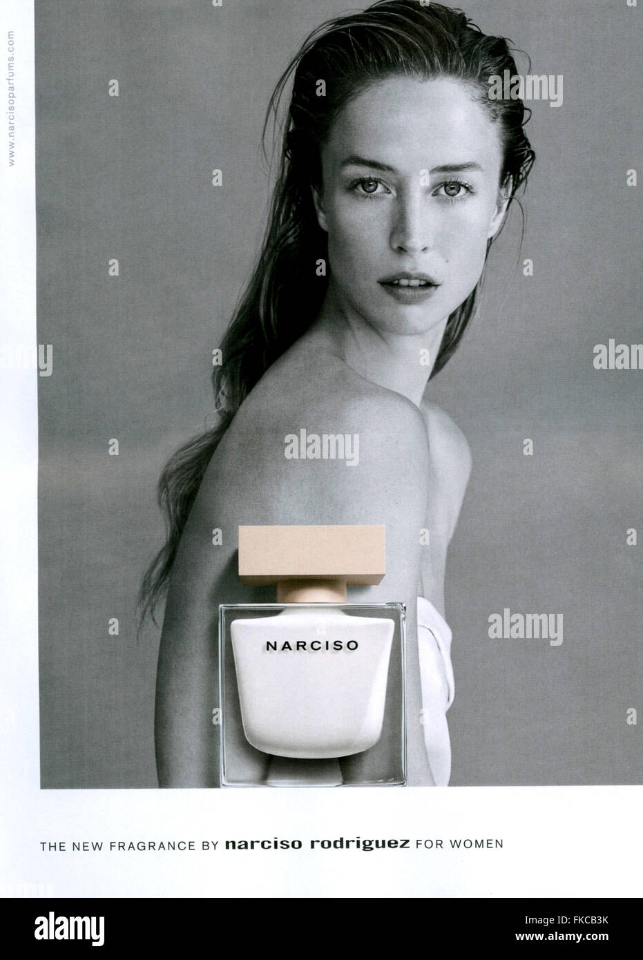 2010er Jahre UK Narciso Rodriguez Magazin Anzeige Stockfoto