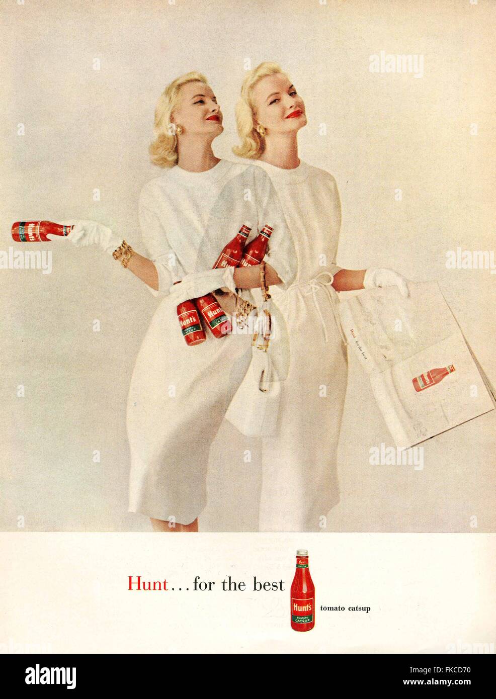1950er Jahren USA Jagd Magazin Anzeige Stockfoto