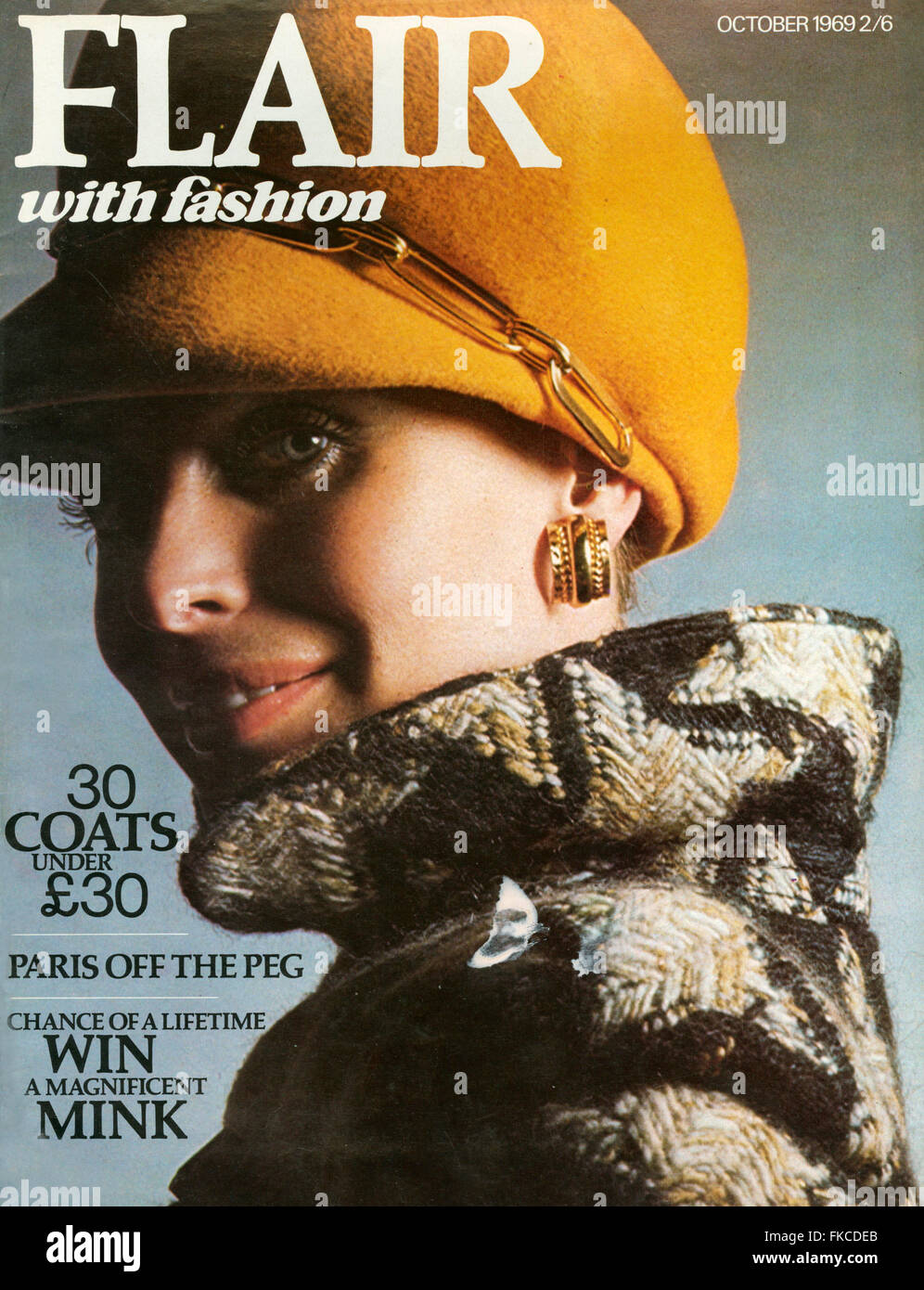1960er Jahre UK Flair Magazin-Cover Stockfoto