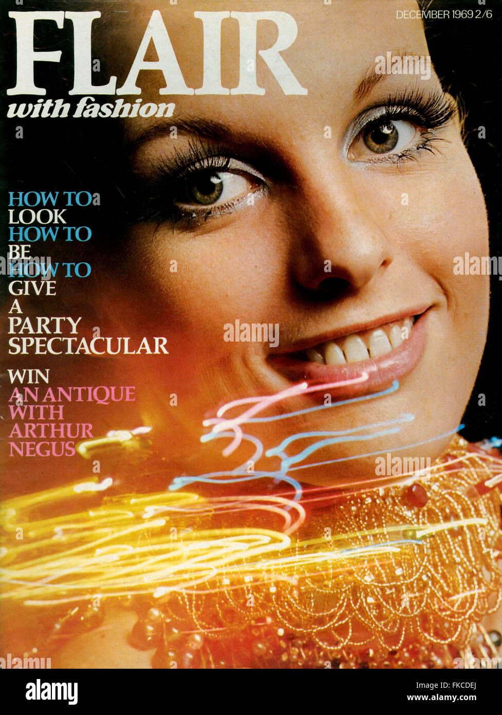 1960er Jahre UK Flair Magazin-Cover Stockfoto