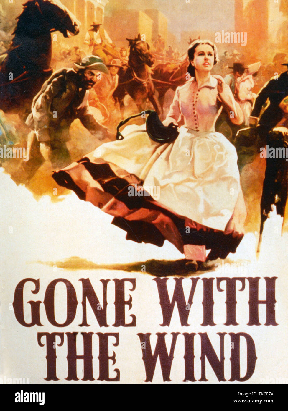 1930er Jahre UK gegangen mit dem Wind-Plakat Stockfoto