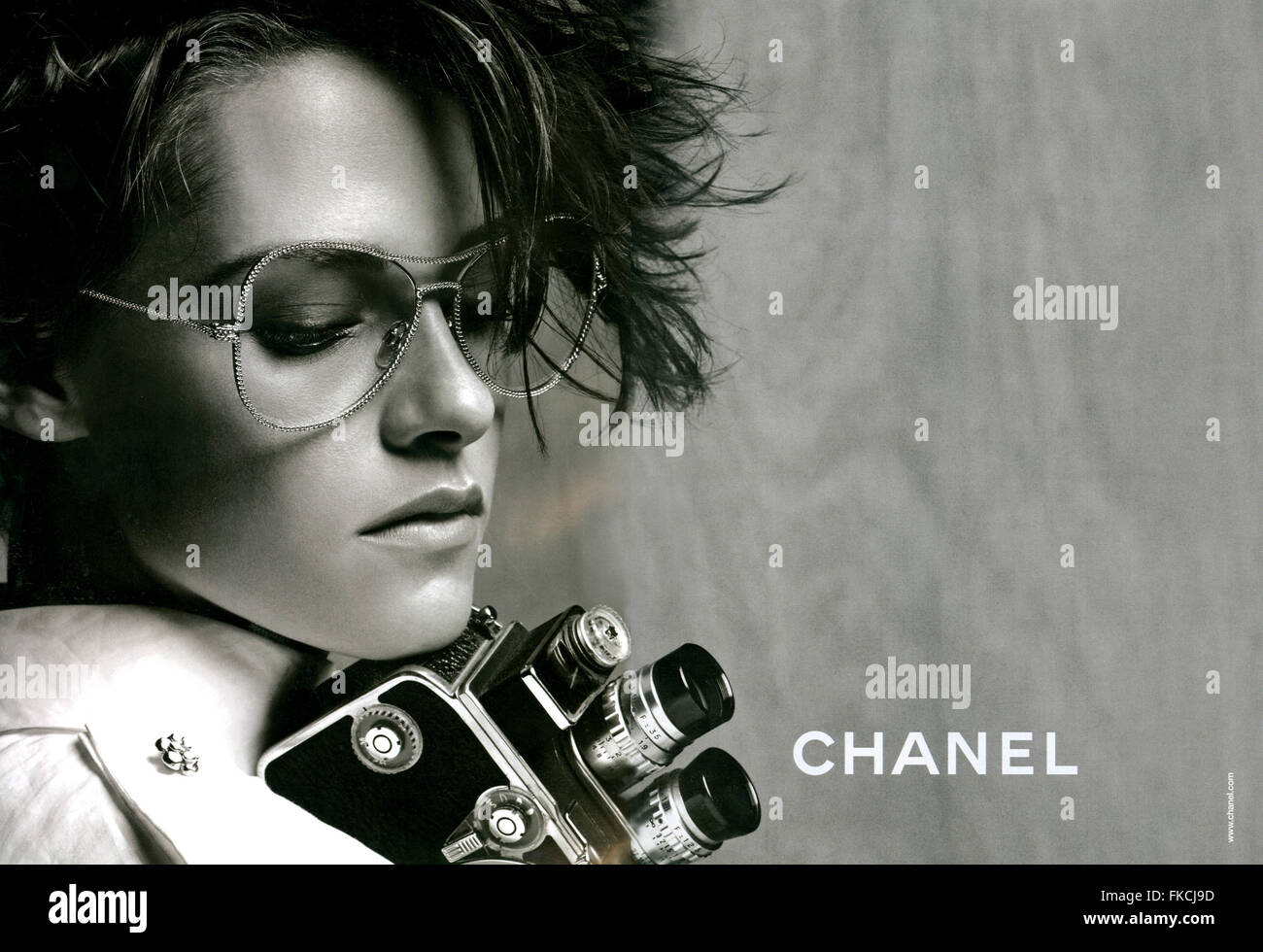 2010er Jahre UK Chanel Magazin Anzeige Stockfoto