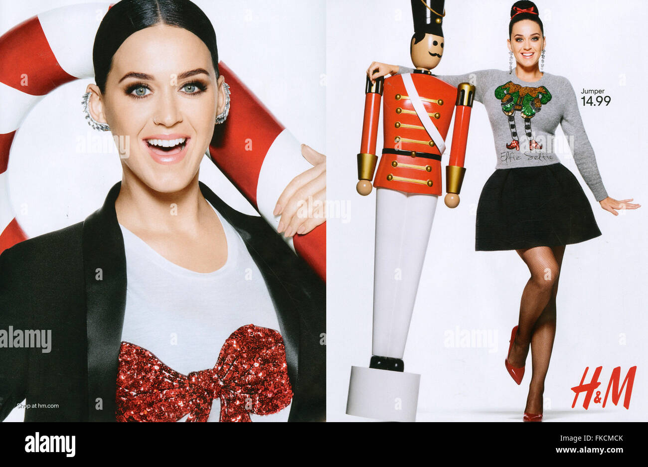 2010er Jahre UK Hennes Magazin Anzeige Stockfoto